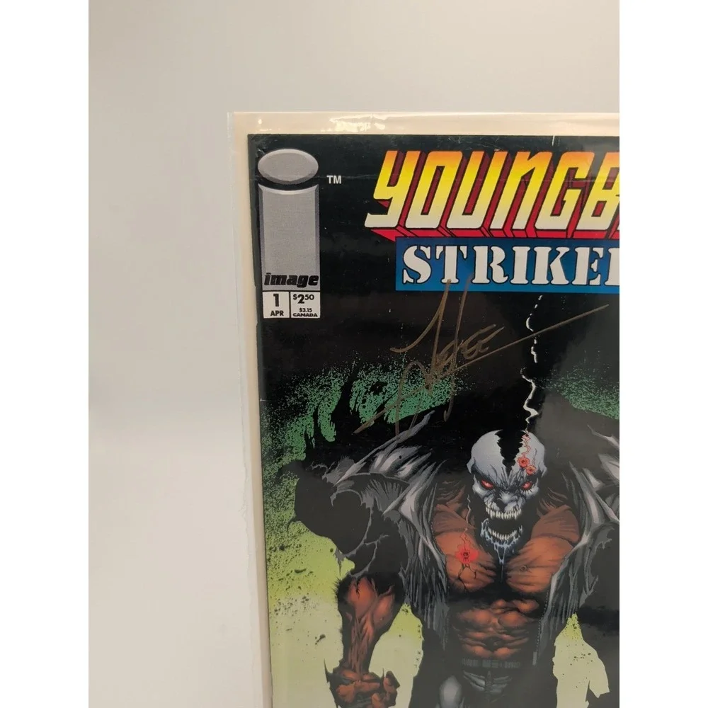 1993 IMAGE COMICS YOUNGBLOOD STRIKEFILE # 1 SIGNED BY JAE LEE, WITH COA